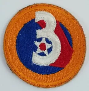 Vintage WWII US Army Air Corps Patch - 3rd Air Force - Picture 1 of 2
