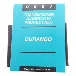 2001 Dodge Durango Transmission Diagnostic Procedures Shop Repair Service Manual - Picture 1 of 2
