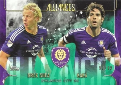 2015 Topps Major League Soccer Apex 'Alliances'(A-1 to A-15) Green Parallel /99 - Image 1 of 4