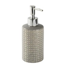 Liquid Soap Dispenser Kitchen Bathroom Pump Bottle Ceramic Grey