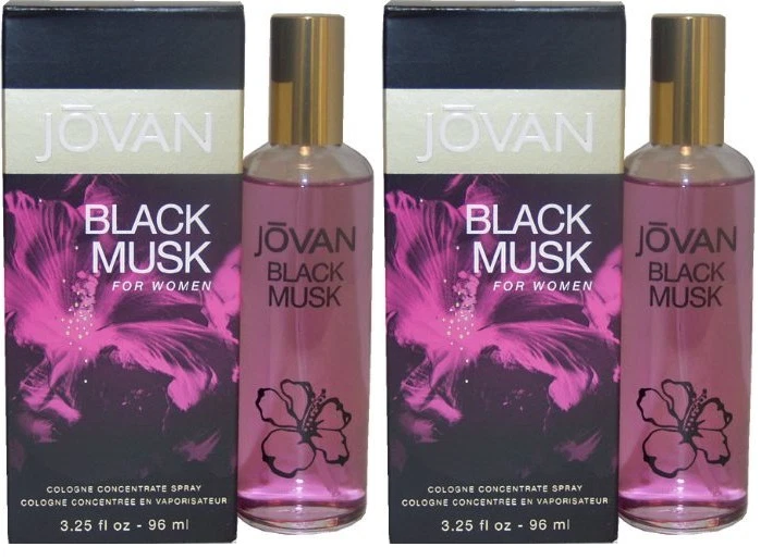 Spray concentrado de colonia Jovan Black Musk para mujer, 3,25 oz (paquete de 2) Foto 1 de 1