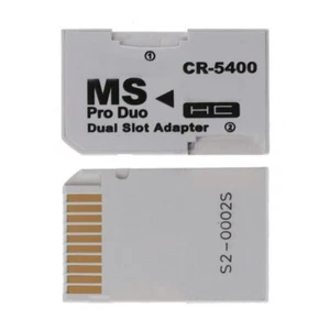 Dual Slot Memory Card Adapter 2Micro SD HC Cards Converter Micro SD TF to Memory - Picture 1 of 2