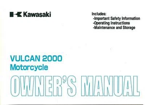 2004-2007 Kawasaki VN2000A7F Vulcan Owners Manual : 99987-1426 - Bild 1 von 1