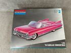 Monogram 1959 Pink Cadillac Convertible  Kit 1/25 Scale Open Box Sealed Parts