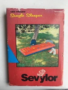 VINTAGE Sevylor CM33 Inflatable Single Sleeper Indian Design 1980s Aztec Float - Picture 1 of 12
