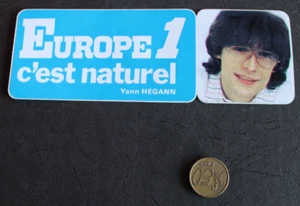 Autocollant / Sticker - Radio EUROPE 1 - Yann HEGANN - Picture 1 of 2