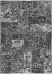 Alfombra persa patchwork anudada a mano 186x129 cm-oriente, alfombra, alfombra, vintage - Imagen 1 de 6