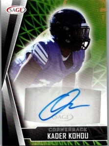2022 SAGE Low Series Black Auto RC Kader Kohou Texas A&M Commerce - Picture 1 of 2