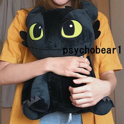 How To Train Your Dragon 3 Toothless Plush Rag Doll with Tag 17" 45cm Big Cover