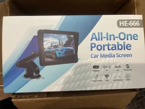 New All in One car media screen 7 inch Touch Screen HE-666. - Picture 1 of 5