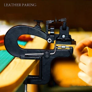 Leather Craft Edge Skiving Machine Leather Splitter Skiver Paring Tool DIY 809BP - Picture 1 of 11