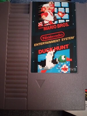 Nintendo nes game and manual super Mario Bros Mario/duck hunt - Image 1 of 4