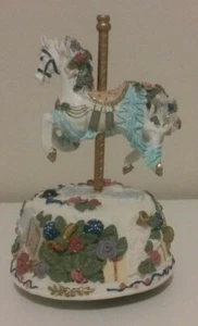 World Bazaars Musical Carousel Horse  - Picture 1 of 11