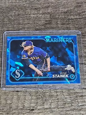 2024 Topps Chrome Update Series Sapphire Ryne Stanek #USCS121 - Image 1 of 2