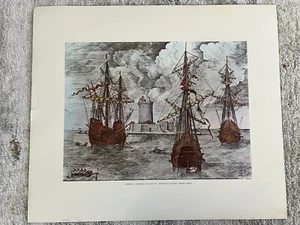 Vintage Lithograph Made In Spain - Picture 1 of 3