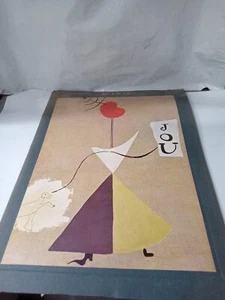 JOAN MIRO 6 COLOR PLATES PRINTED IN SWITZERLAND - Picture 1 of 21