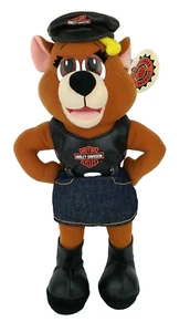 Harley Davidson Mujer Foxy Bear Peluche 1998 Falda Negra De Pie Sombrero Botas - Imagen 1 de 11