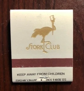 Stork Club Matchbook - Picture 1 of 1