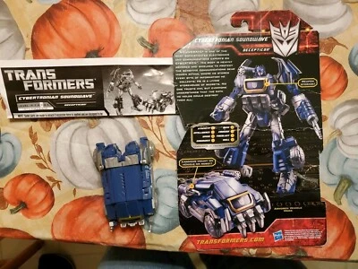 Transformers Generations Deluxe Cybertronian SOUNDWAVE Decepticon Complete - Image 1 of 4