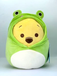 Squishmallows x Disney Winnie the Pooh Peek-A-Pooh the Green Frog 8in NWT - Picture 1 of 7