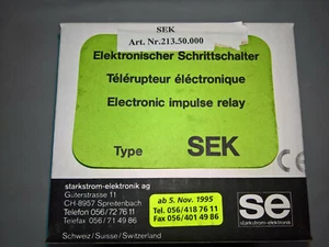 se Varintens SEK varintens 213.50.000 el. Schrittschalter - Bild 1 von 4