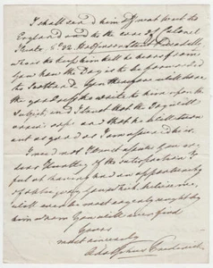 Adolphus Frederick, Duke of Cambridge (1774-1850), Autogrammbrief 1829 - Bild 1 von 2