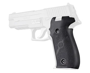 Hogue Grip Panels Black Overmolded Rubber For Sig-Sauer P226 - 26010 - Picture 1 of 2