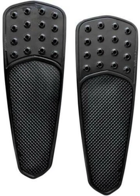 Tableros de piso vintage perforados extendidos Accutronix - tacón de goma - negro FBF91-DTB Foto 1 de 3