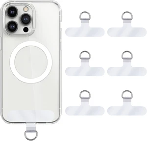 Phone Lanyard Patch Pad, 6Pcs Universal Tether Tab Phone Strap Connector with Me - Picture 1 of 12