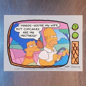 1990 The Simpsons Card #07 "Marge- You're My Wife ... " The Topps Company, Inc. - Picture 1 of 2