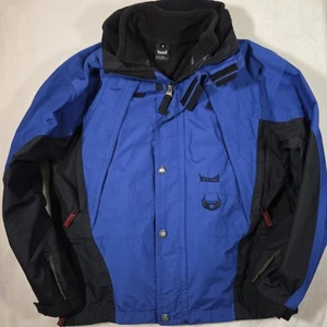 Vtg Marker Brand Blue And Black Ski Jacket With Black Inner Layer Men’s Med EUC - Picture 1 of 12