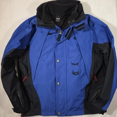Vtg Marker Brand Blue And Black  Ski Jacket With Black Inner Layer Men’s Med EUC - Image 1 of 4