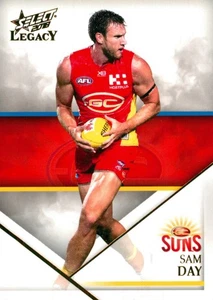 2018 Gold Coast Suns AFL Select Legacy Card - Sam Day - Picture 1 of 3