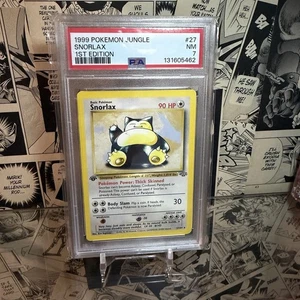 JCC Pokémon Jungle 1ª Edición Snorlax #27/64 Raro PSA 7  - Imagen 1 de 5