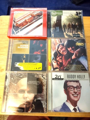 6 Release CD Lot - 1960s  Beatles Spirit Airplane Monkees Bloomfield Kooper - Image 1 of 4