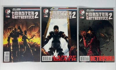 G.I. Joe Master & Apprentice 2 #2-4 Variant Covers Jerwa/Hou Devil’s Due 2005 NM - Image 1 of 4