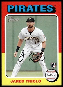 2024 Topps Heritage #253 Jared Triolo RC Pittsburgh Pirates - Picture 1 of 2