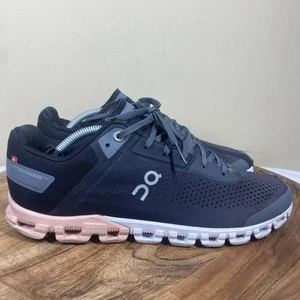 On Cloud Cloudflow Rock Rose Womens Black Pink White Size 9.5 Running shoes - Picture 1 of 10
