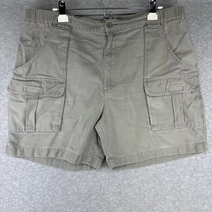 Savane Men’s Balsam Green Canvas Cargo Cotton Utility Hiking Work Shorts (38W) - Picture 1 of 13