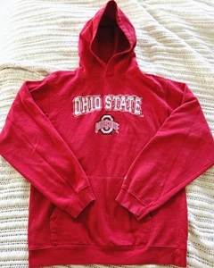 Adidas Ohio State Buckeyes Embroidered Logo Hoodie - Youth Size Large  - Picture 1 of 7
