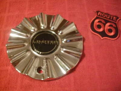 x1 LIMITED ALLOY WHEELS CUSTOM 12 SPOKE CHROME 5-3/4" WHEEL CENTER CAP HUB COVER - Image 1 of 4