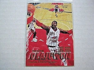 1997-98 Fleer Houston Rockets tarjeta de baloncesto #34 Hakeem Olajuwon lote de 3 - Imagen 1 de 2