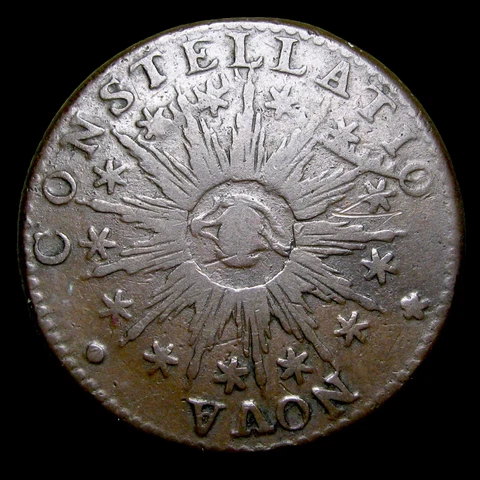 1783 Nova Contellatio Colonial Copper Cent Coin Nice Rare!!!  ---- #AA432 Cover
