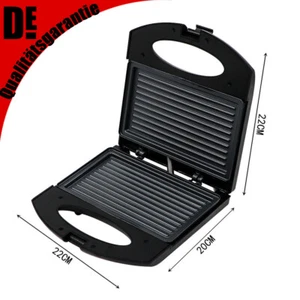 Sandwichmaker Sandwichtoaster Elektrogrill Waffeleisen Kontaktgrill - Bild 1 von 8