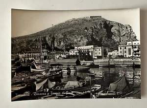 AK LATIUM TERRACINA DARSENA UND TEMPEL VON JUPITER IN S/W NICHT GEREIST - Bild 1 von 2