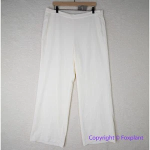 New! J. Jill saydy full leg pants vinilla cream/ivory wide leg , size 18 - Picture 1 of 16