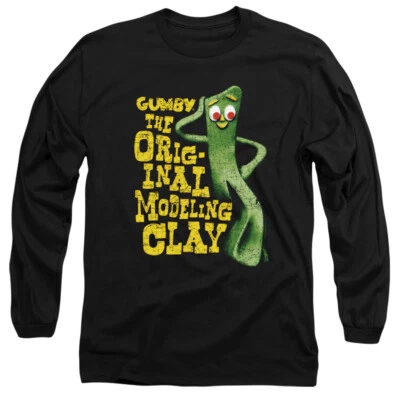 Camiseta gráfica de manga larga con licencia para hombre GUMBY SO PUNNY SM-3XL  Foto 1 de 2
