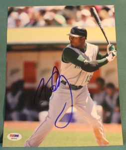 CRAWFORD, CARL 2002-2010 TAMPA BAY RAYS SIGNED BASEBALL PHOTO(PSA Auth) - Picture 1 of 2