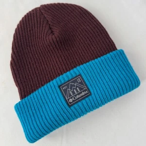 Columbia Kids' Youth Whirlibird™ Cuffed Knit Beanie Hat One Size, Blue, NEW! - Picture 1 of 3