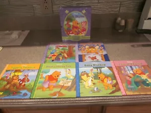 DISNEY POOH STORIES 7-BOOK LIBRARY HARDCOVER BY A A MILNE and E H SHEPARD - Picture 1 of 4